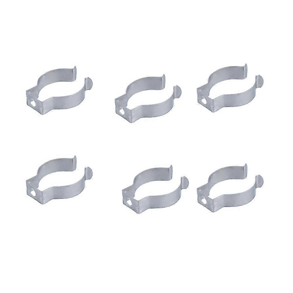 100 stk. LED-lysbase LED-lysstriper Lysrørholder U-klips Holderbrakett Lysrør Erstatningsklips