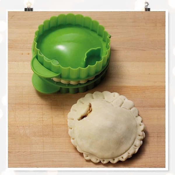Sæt med 2 håndpressede praktiske komfortable æblekageforme, Halloween græskarkageform - DD