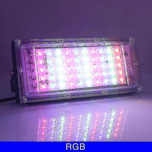 50W Ulkovalo LED, Vedenpitävä IP65 RGB