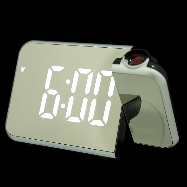 1 Set in skrivbordsprojektion Elektronisk klocka Studentväckarklocka Sovsals väckarklocka