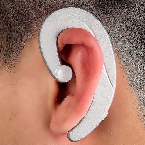Beinledningshøreapparater Hodetelefon Stereo HIFI bluetooth 4.1 Headset Sport White