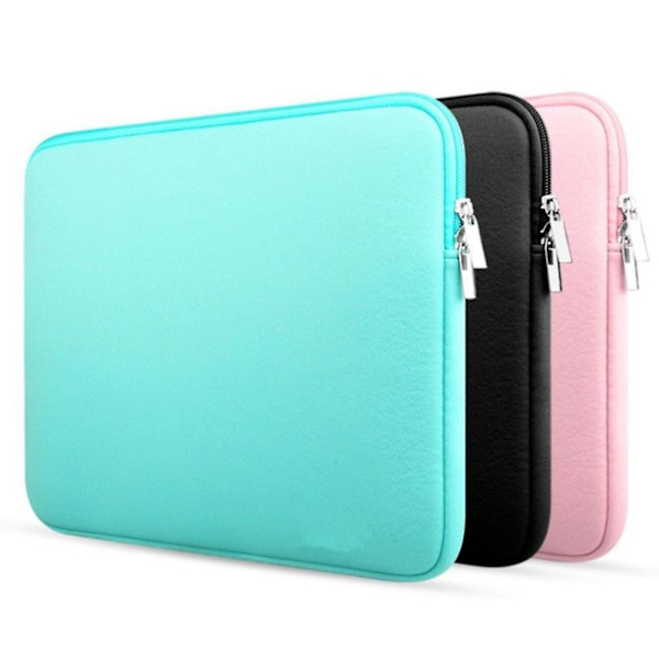 Skyddande fodral för bärbar dator med blixtlås, kompatibel med Macbook Air Pro Retina Notebook kaesi Pink 13
