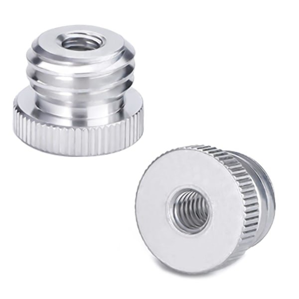 1/4\"-20 til 5/8\"-11 1/4'' til 5/8'' gjengeadapter