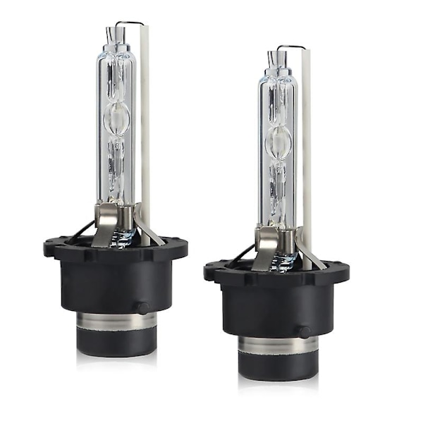 D4s HID-pærer, Xenon-hovedlyspæreutskifting 35w 6000k Hvit Høy/Lavstråle for , Pakke med 2 (6000