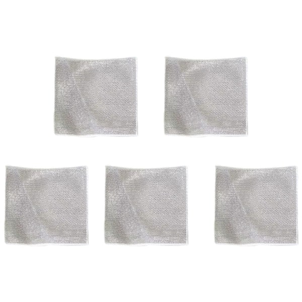 5 steel Multi-Purpose wire dishcloths Powerful cleaning