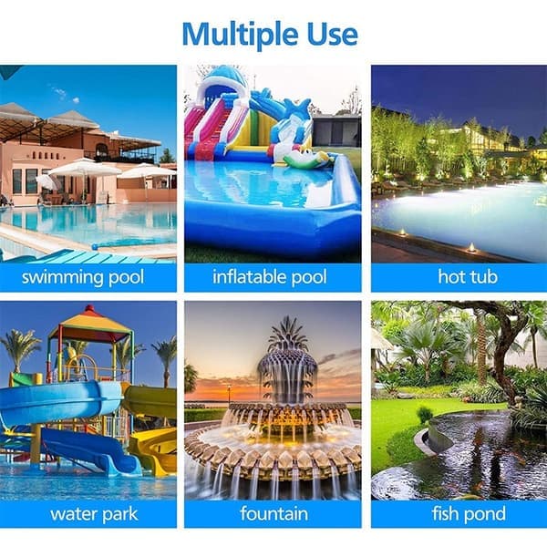Poolnet, finmasket rive til nedgravede og fritstående pools, ideel til fjernelse af blade og snavs fra spabade, springvand