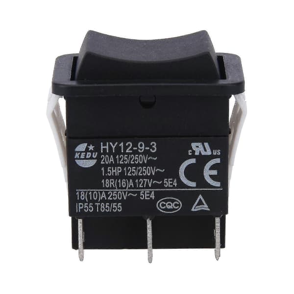 Hy12-9-3 Elektrisk Slitesterk Liten Vippebryter Industriell Trykknapp