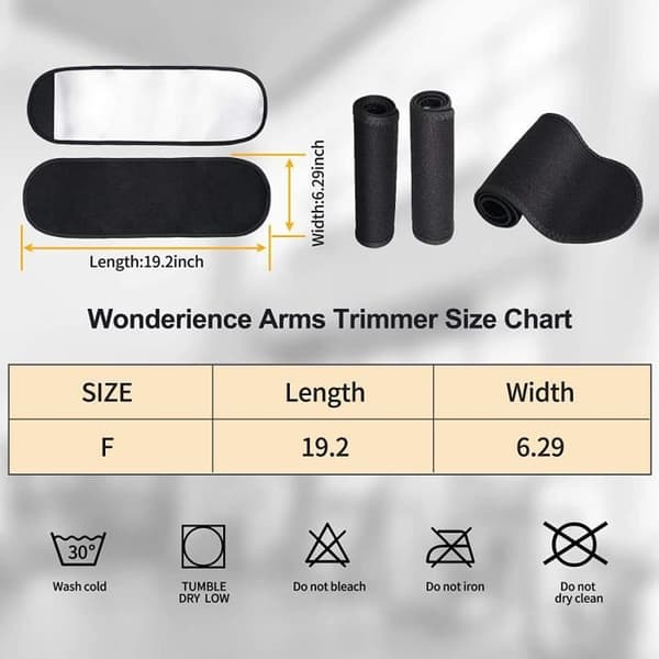 Bantande armbindlar, svettband, bantande gördel, kompressionsärm, justerbar armbindel (blå)