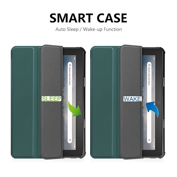 Smart Læder Tablet Cover til Amazon Fire 7 12. 2022