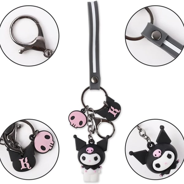 Sød Nøglering til Piger - Kawaii Nøglering