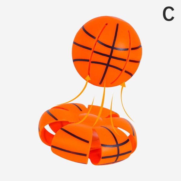 Flygande UFO Platt Kastande Diskbboll Magisk Boll Leksak Barn Utomhus Blå Basketball