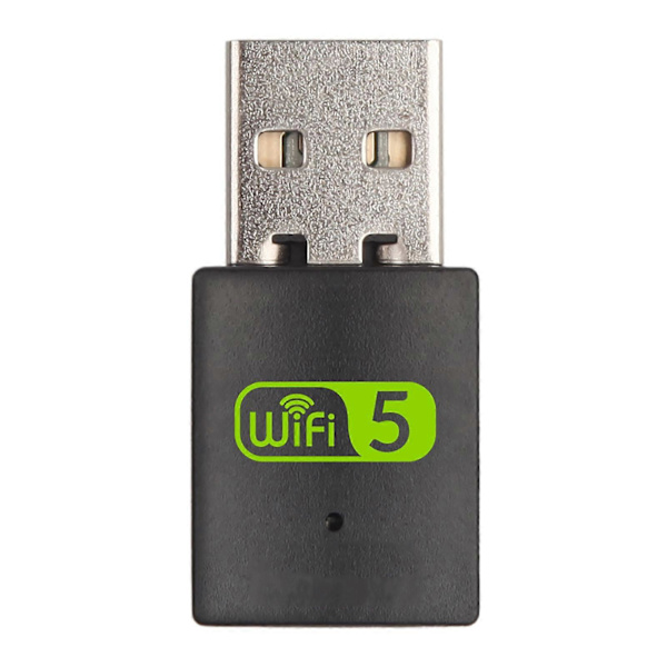 USB WiFi-adapter 600M BT 5.0 Drive Free 2.4G 5G Dubbelbands Trådlös Nätverksadapter