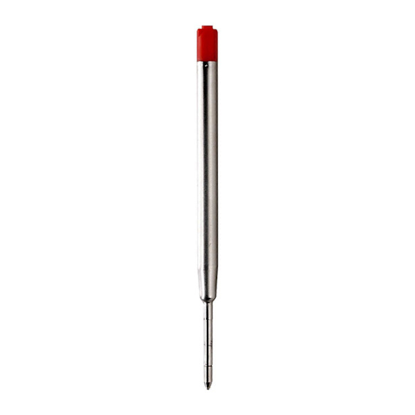 20 stk. 9,9 cm medium spids sorte blækpatroner til Parker kuglepenne Red