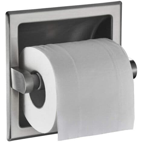 Forsænket toiletpapirholder i rustfrit stål til toilet badeværelse køkken