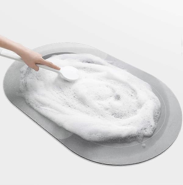 Mikrofiber Blød Bademåtte, Super Absorberende Gulvmåtte, Hurtigtørrende Bademåtte Diatom Mudder Brusemåtte Holdbare Gulvmåtter