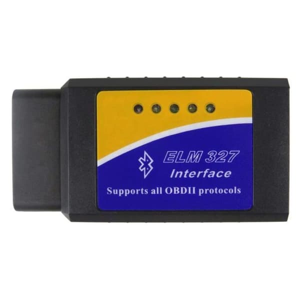 Scanner OBDII - ELM327 - Bluetooth - Universal - Svart - Motordiagnostik