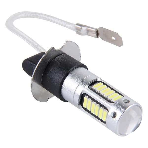 2 STK H3 10W 30 SMD-4014 LED Bil Tågelygte, DC 12V White Light