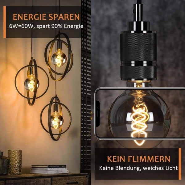 E27 Vintage LED-pære, Vintage Edison E27-pære