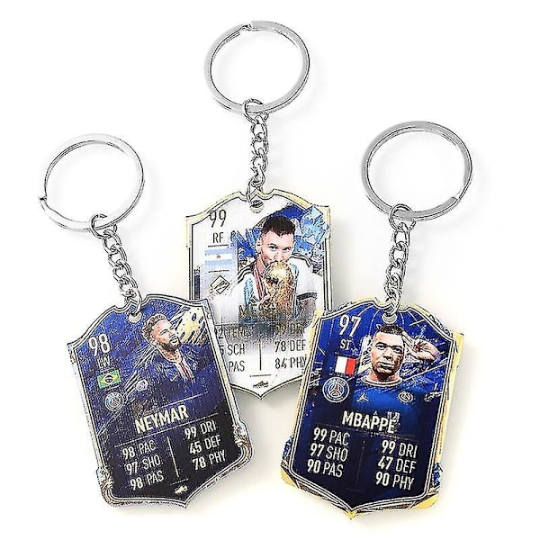 Fodboldklub Nøglering VM Akryl Vedhæng keychain beckham 94
