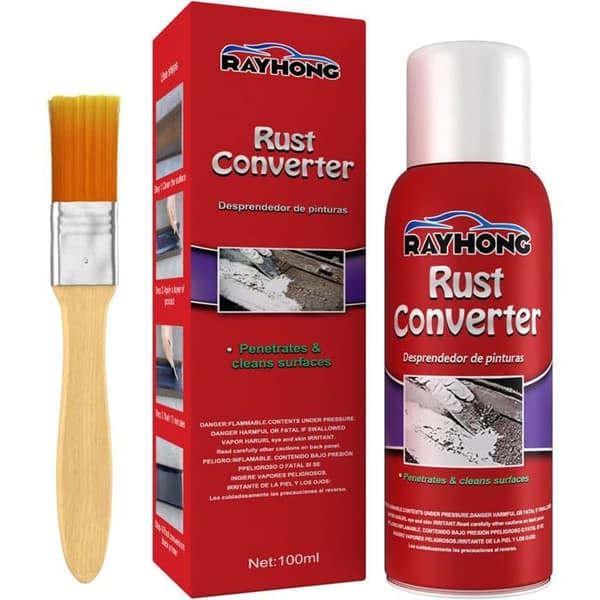 Rustfjerner spray for bilunderstell med børste, vedlikeholdsrengjøring rustfjerner for, 100ml