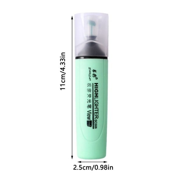 6 stk. Pastel farveblyanter