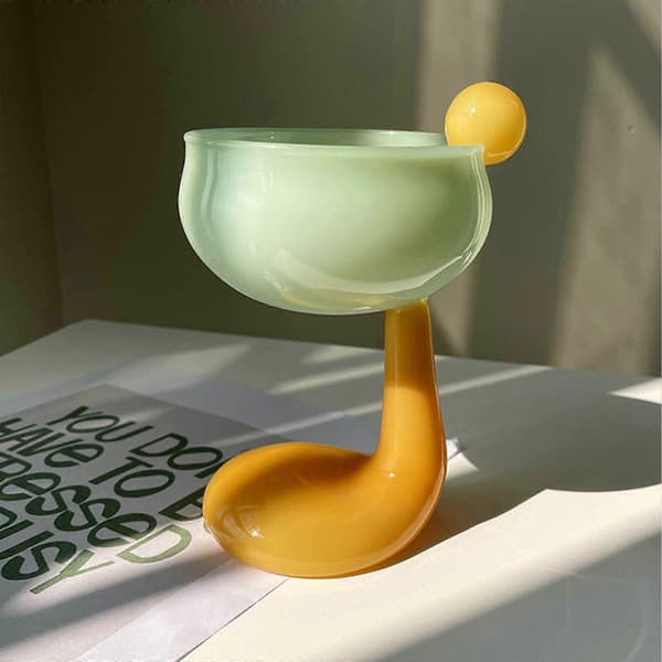 Søde Andefod Dessertkopper Iskopper Høje Glas Müsliskåle Cocktailglas