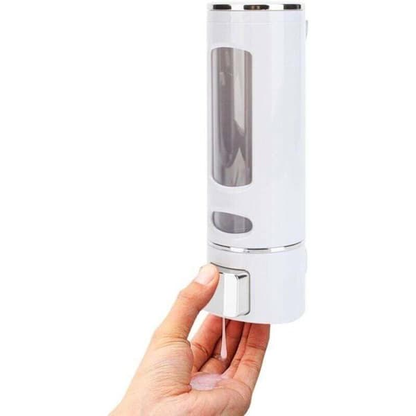 400 ml väggmonterad tvåldispenser - Manuell schampo- och duschgeldispenser för badrum och kök - Re