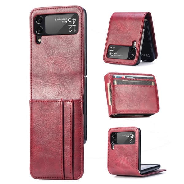 TG Samsung Galaxy Z Flip 3 - Cover med kortholder Sort