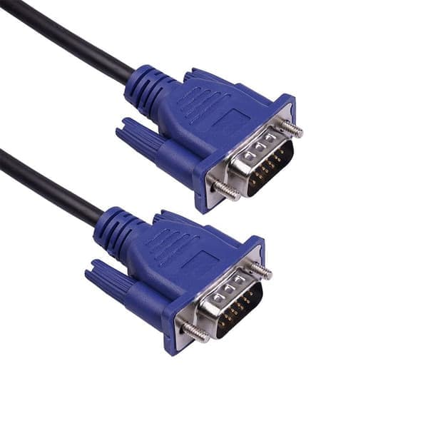 VGA-kabel, 1,5 m svart