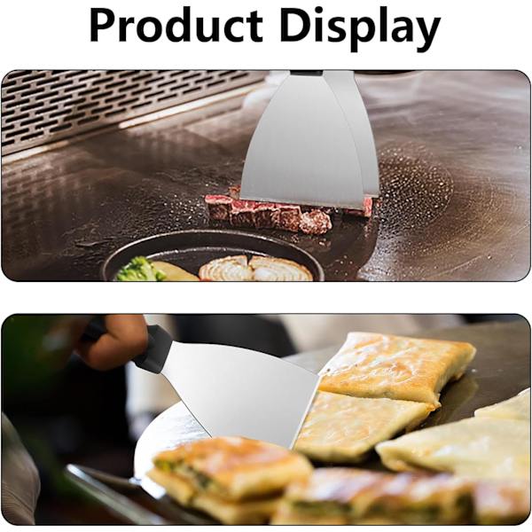 2 stk. Griddle Scraper Sæt, Griddle Scraper, Til Madservice/Madlavning/Rengøring, Bbq Indendørs & Udendørs, Tåler Opvaskemaskine