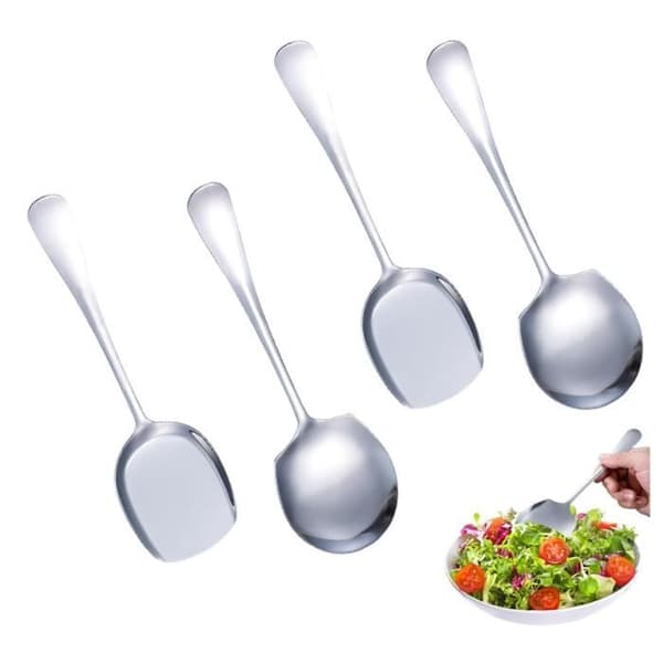 Serveringsskjeer - yd - Rustfritt stål - 4 deler - Elegant design - Korrosjonsbestandig