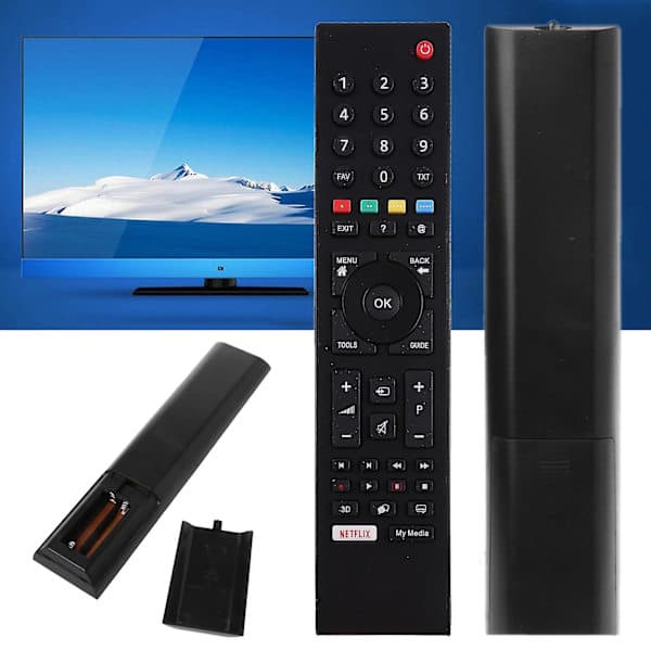 Fjernkontroll for Grundig Ts1187r Smart TV Mediaspiller Tilbehør (AM4)