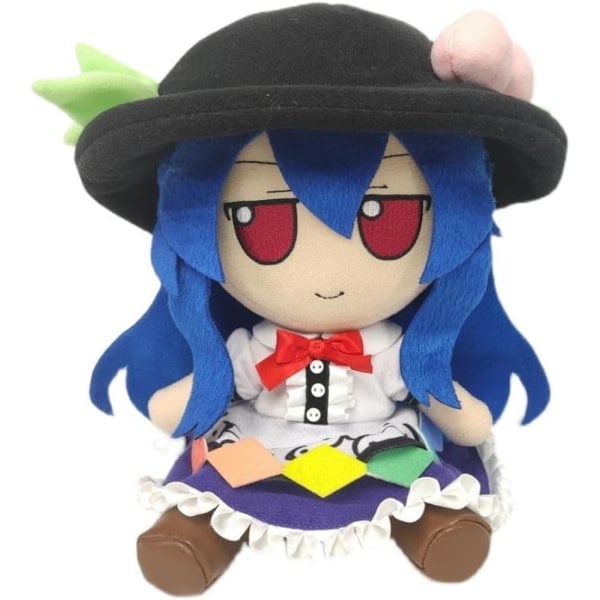 Touhou Project plysj leketøy utstoppet dukke Hinanawi Tenshi figur plysj dukke Fumo