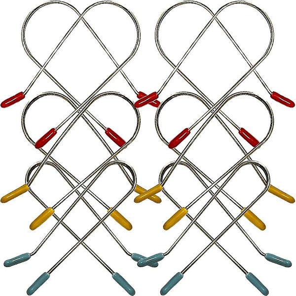 24 st Hot Curler Clips Ersättning Hot Roller Clips Rullar Säkerhetsnål För Hemma Salong