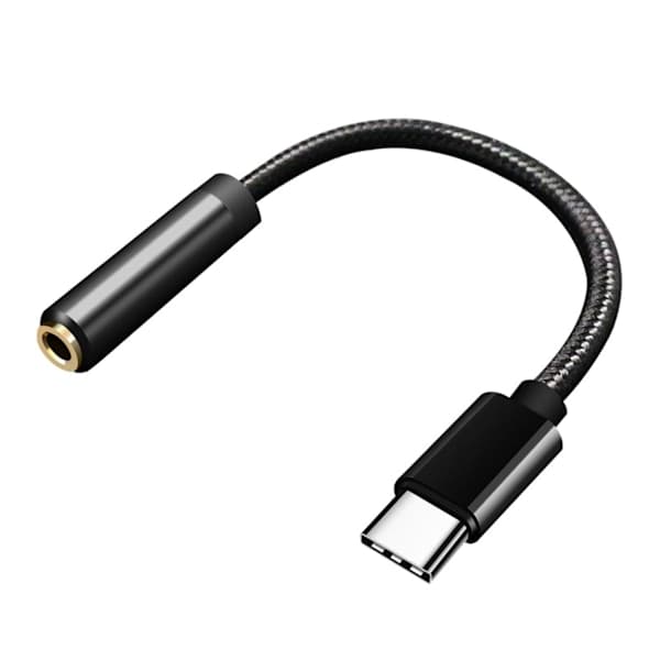 Type C til 3,5 mm hovedtelefonadapter