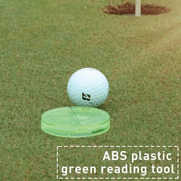 Golf Reader Pro Putt Golfbollsmärke Rund Bubbelnivå Hög Precision Golf Putting Hjälpmedel Blue