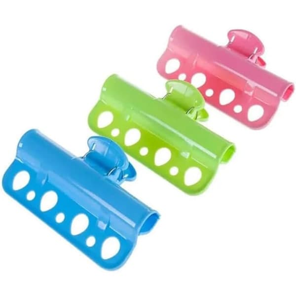 3 vindafvisende klemmer i plast, 16X11,5cm