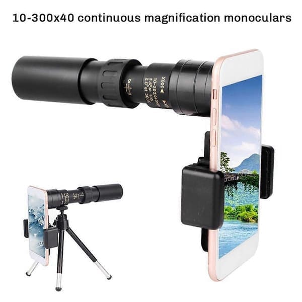 10-300X Zoom HD Bärbar Kraftfull Kikare - Perfekt