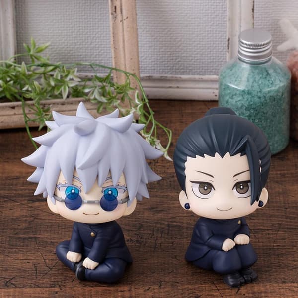 Puruuige 2 st Satoru Gojo/Suguru Geto Figur Staty 9.94cm Tecknad Figur Modell Leksak Samlarprydnad Gåva{F2} D