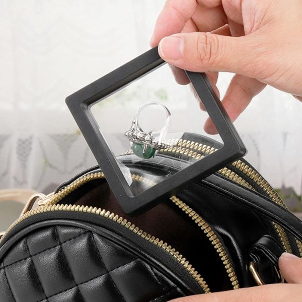5 stk. 3D flydende display-etui flydende display-ramme
