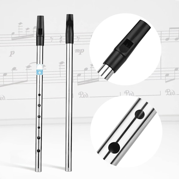 Irsk Fløjte Fløjte Nøgle af D 6 Huller Fløjte Vind Musikinstrumenter til Begyndere Mellemliggende Eksperter