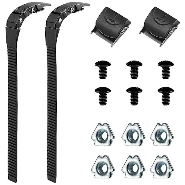2 Set Ersättnings Inline Skate Remmar Skridskor Energi Remmar Skate Rem Spännen Skruvar för Män