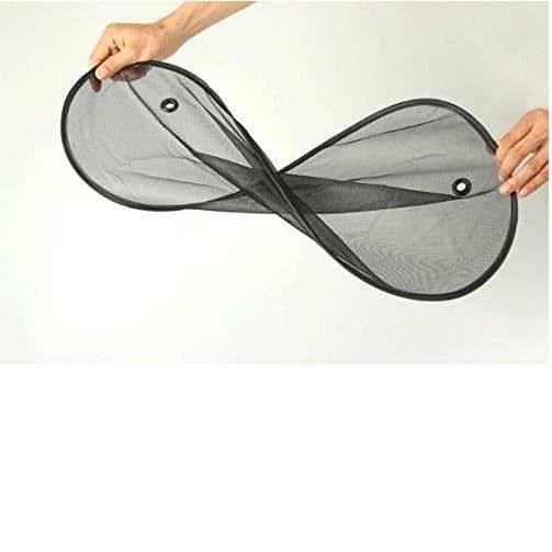 Panom® 2x Solskydd för bil - UV-skydd - Mått 65x38cm - Svart
