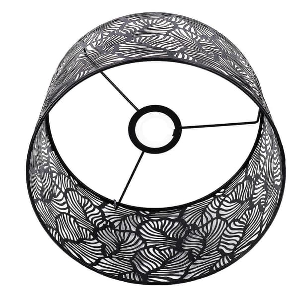 Lammskärm Lätt Lampskärm Modern Enkel Stil Heminredning För E14 E27 Glödlampor Black