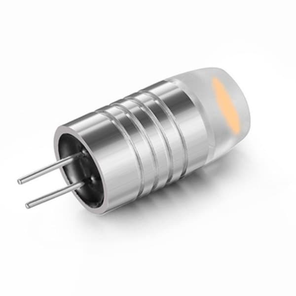 G4 Mini LED-lampefotbelysning 1,5W for DC 12V COB-lampeutskifting for lysekrone Hvit lys