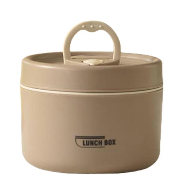 440/600ml Termisk Isolert Matboks Mat Suppe Beholder Student Voksen Bærbar brown 600ml Microwave models