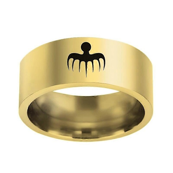 Uusi trendikäs James Bond 007 Spectre -sormus miesten sormus muoti metallinen kiillotettu aavekuvio sormus asusteet juhlakorut 10 Silver