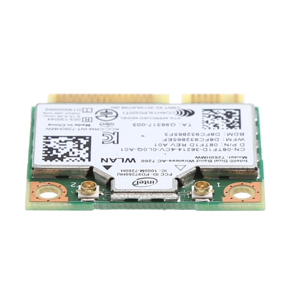 7260HMW Mini PCIe Wifi-kortti PCI-Express verkkosovittimen liitin Dual Band 5G
