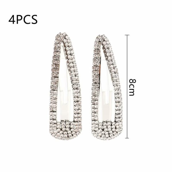 4 kpl Rhinestone-napseja