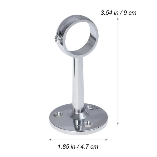 Justerbart takfäste - Gardinstång - Vit - 2-pack - 4,9 kg kapacitet - Enkel installation
